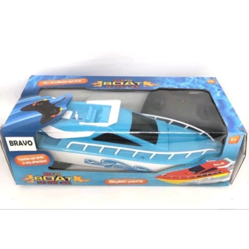 RC SPEED BOAT - MAINAN REMOTE CONTROL ANAK EDUKASI KAPAL REMOT KONTROL  KAPAL PERAHU