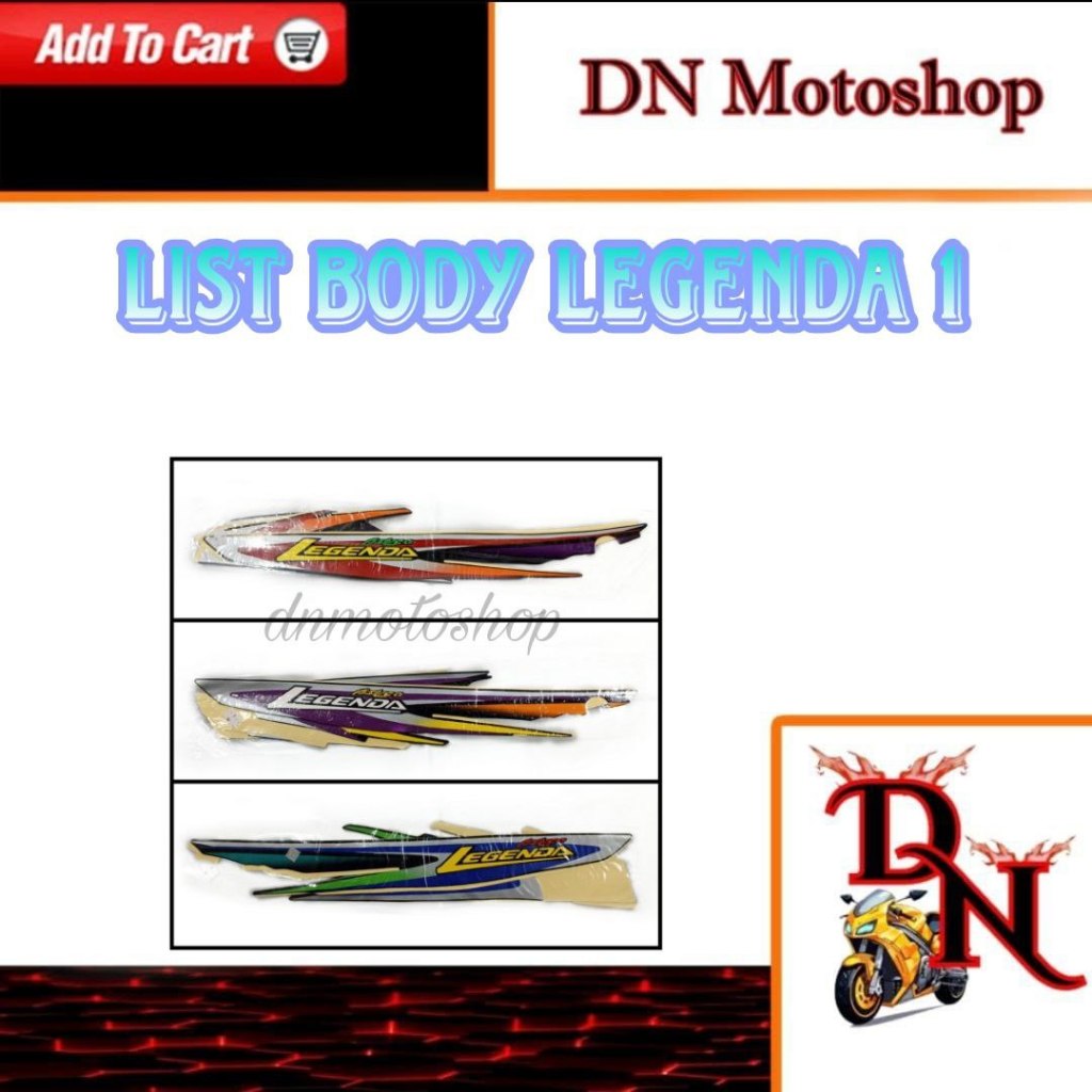 Striping Sticker List Body Legenda 1