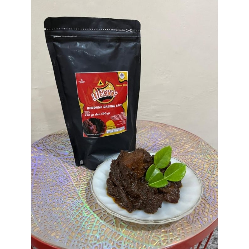 

Uberrr Rendang daging sapi 250gr