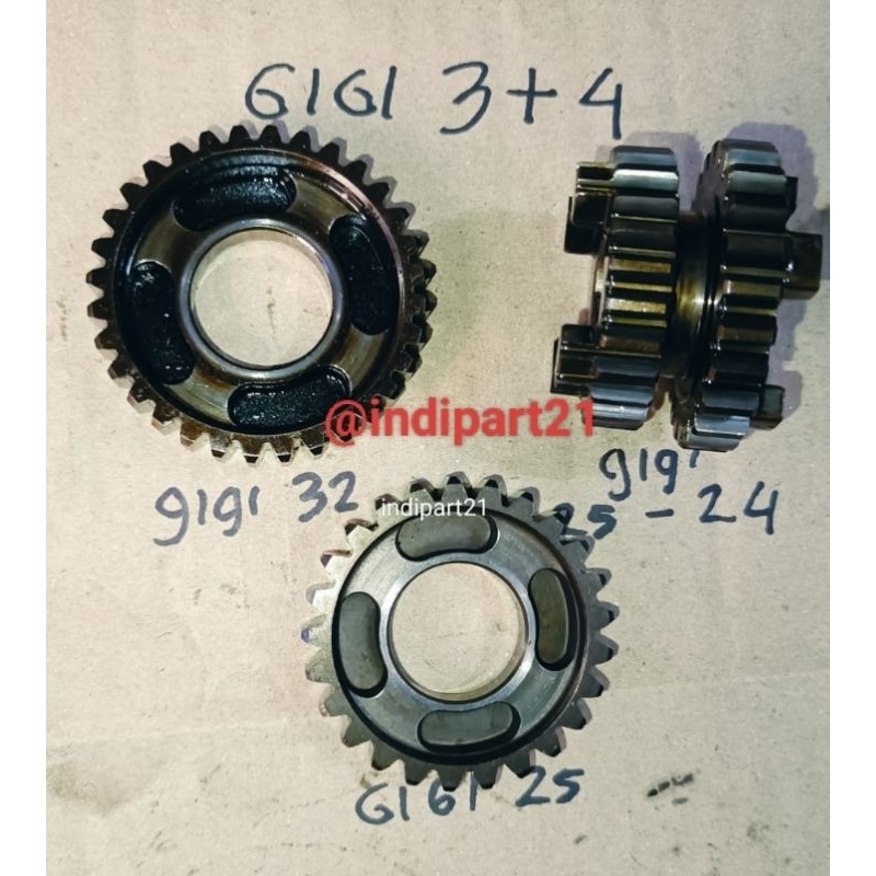 rasio gigi 3&4 mata 24.25.32 original copotan Tiger Revo