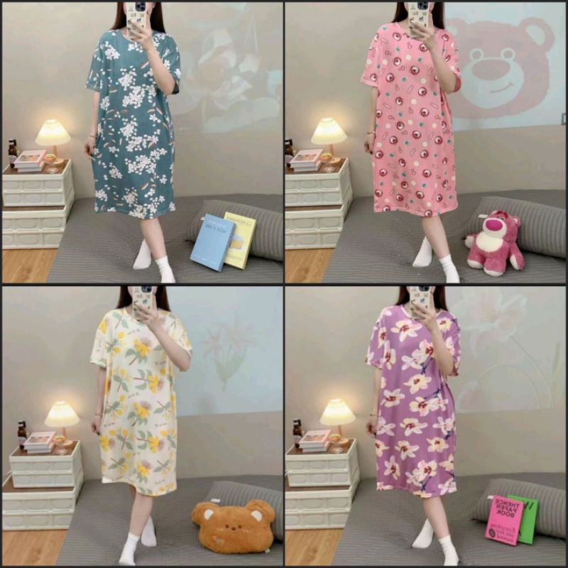 Daster Kaos Wanita Import  | Daster Korea