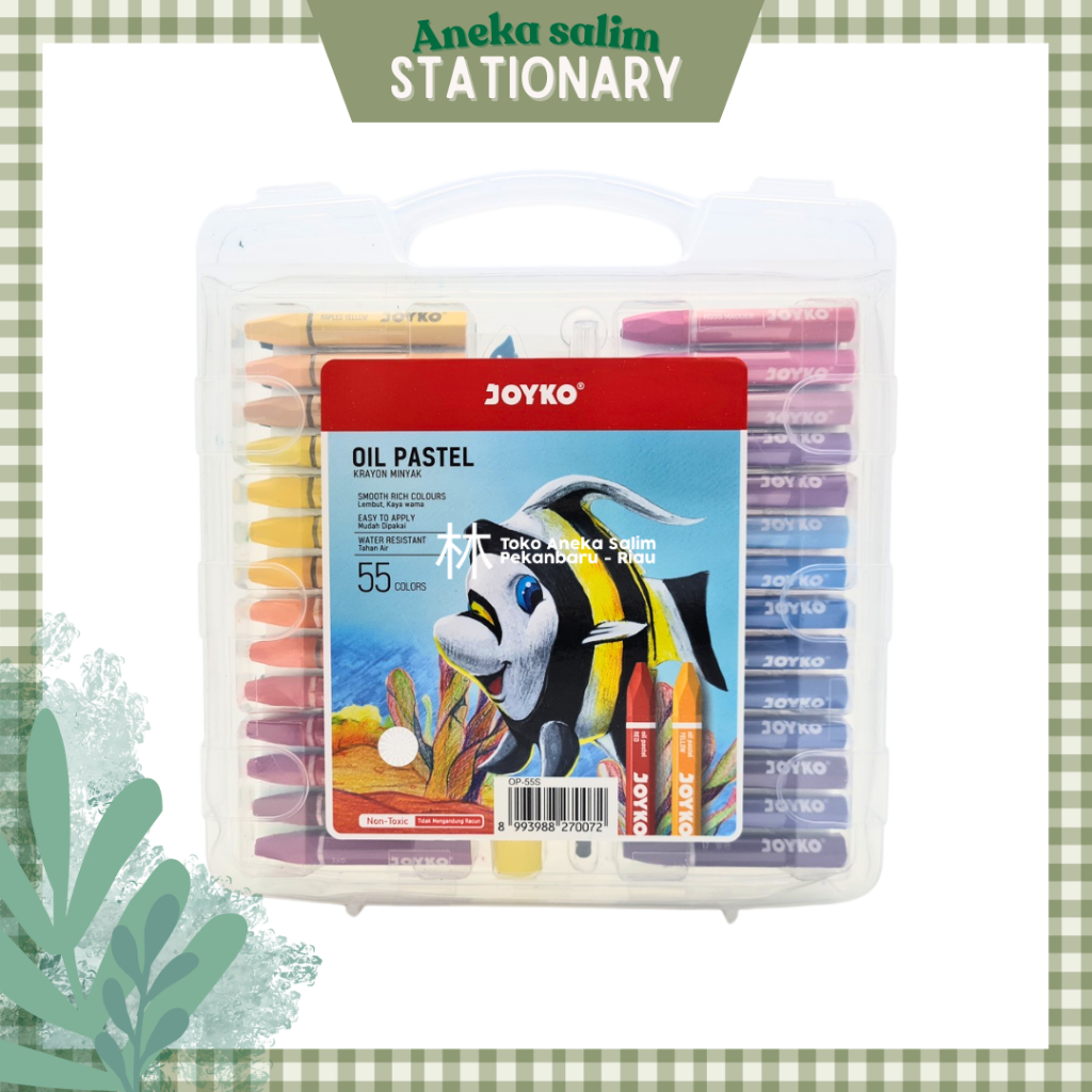 

Anekasalim - Oil Pastel / Krayon Minyak Joyko 55 Warna OP-55S