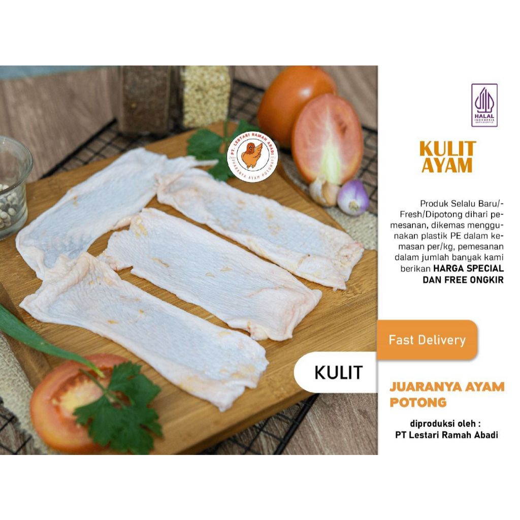 

Kulit Ayam Fresh 1kg