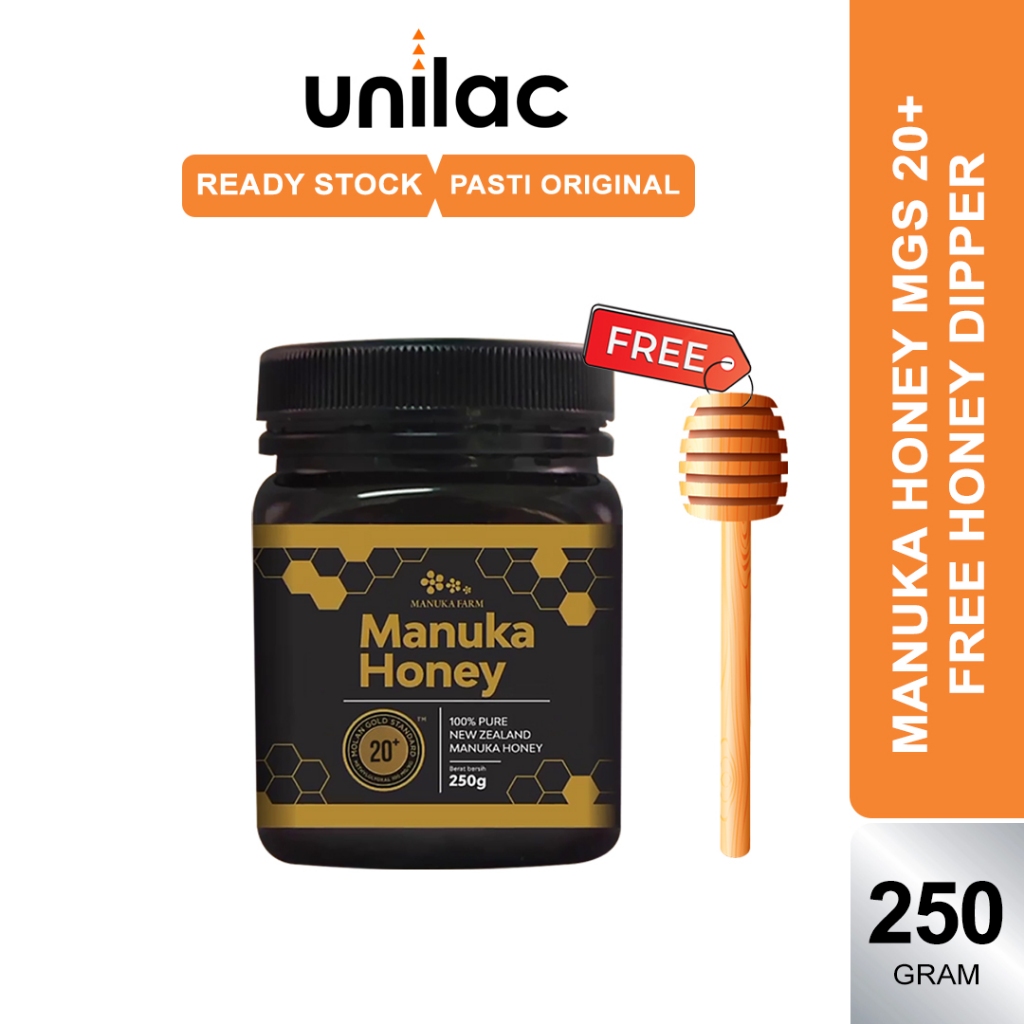 

Manuka Farm Mgs 20 Madu Manuka Honey Original New Zealand 250 Gr | Imunitas Daya Tahan Tubuh