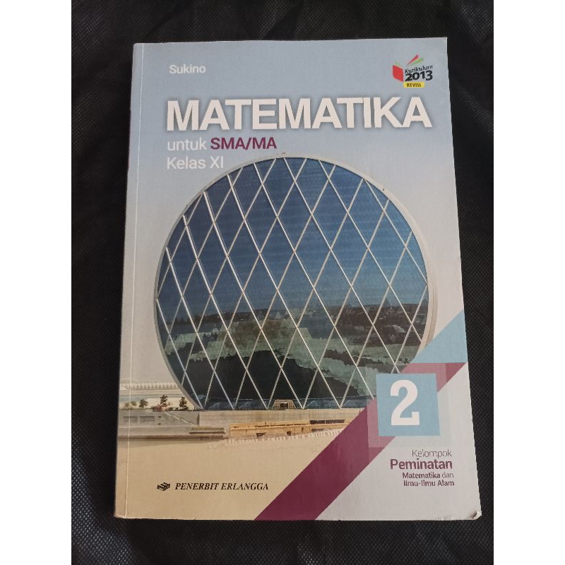 

Matematika Erlangga SMA kelas 2 / XI / 11 (buku bekas)