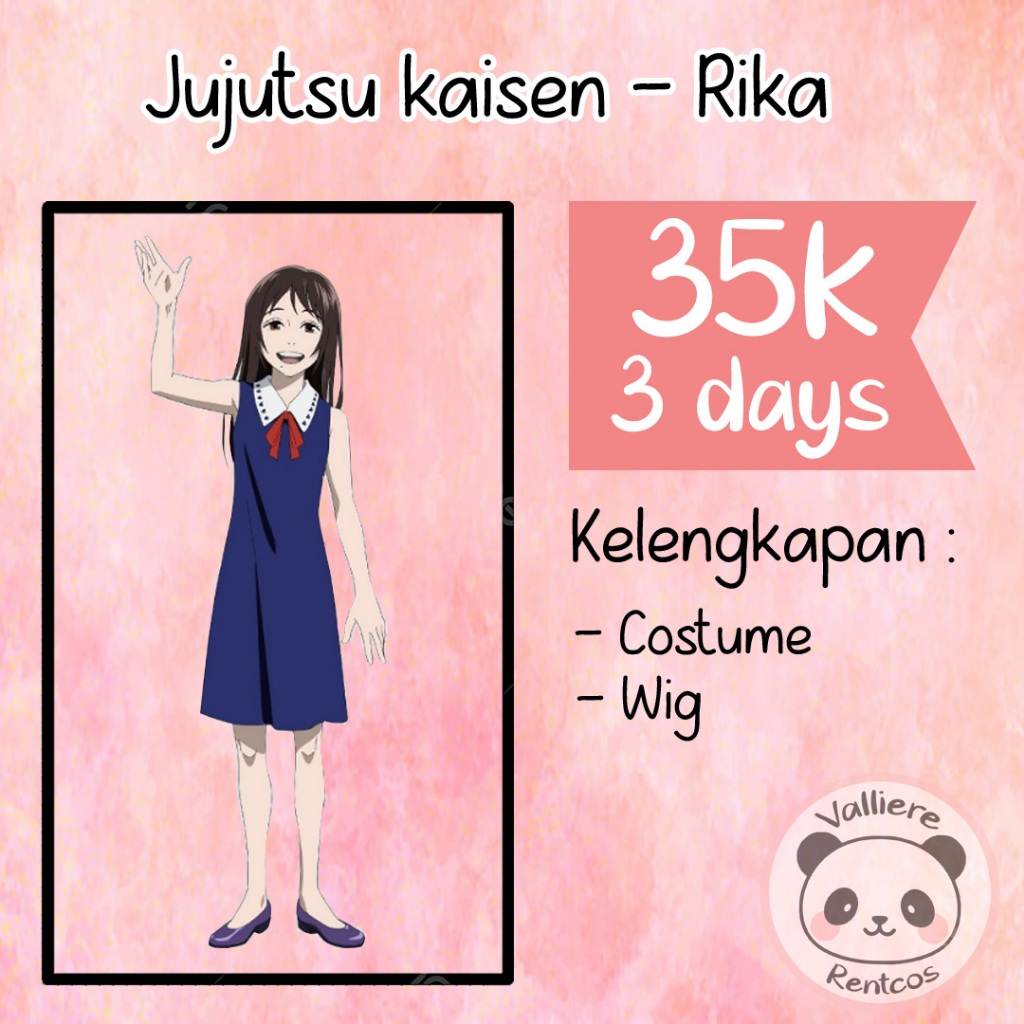 Rental kostum Jujutsu kaisen Rika