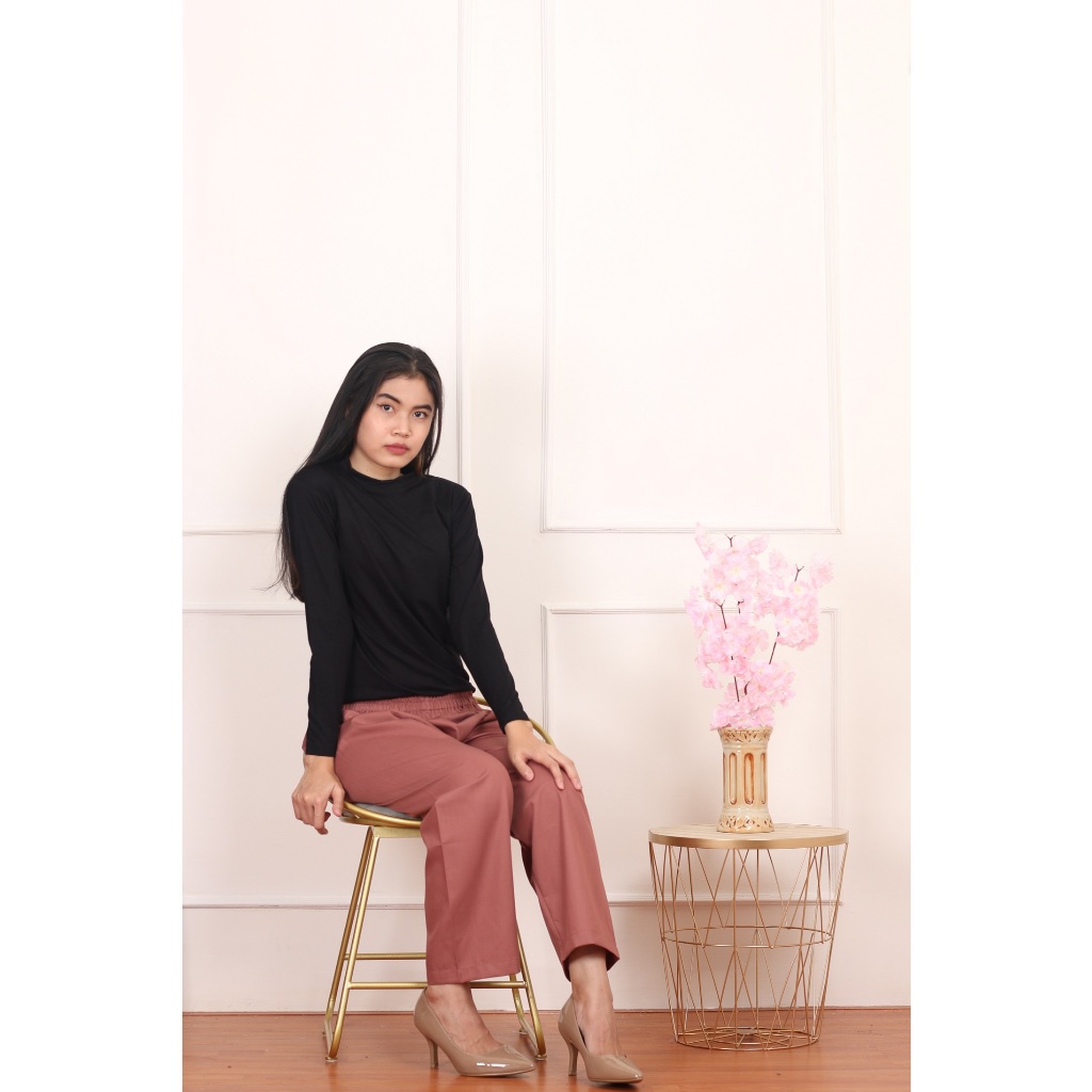 XALOXA SYALWA PANTS | Celana Panjang Kullot Wanita Bahan TOYOBO | Size Reguler