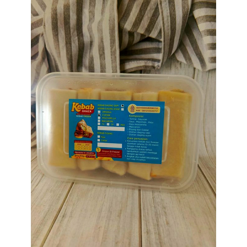 

Kebab Ghaza Keju Premium