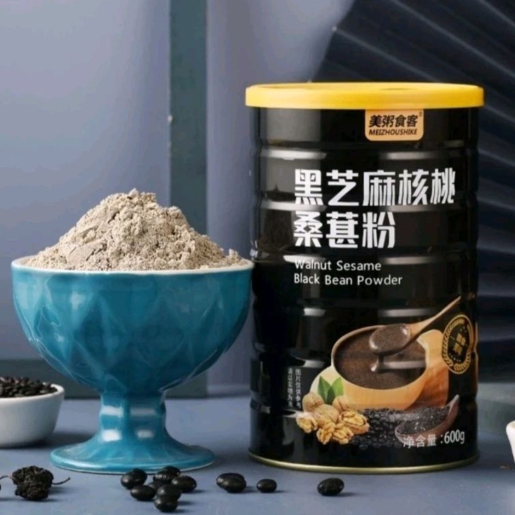 

Black Sesame Walnut Black Bean Powder 600g