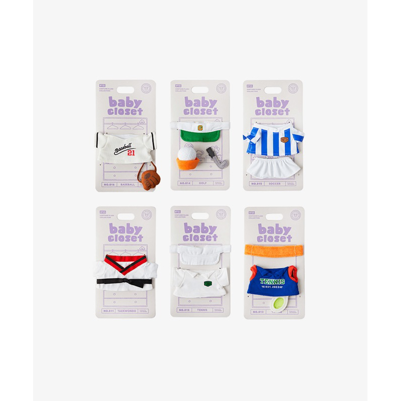 [PRE ORDER] BTS BT21 23 BABY CLOSET TAEKWONDO TENNIS GOLF SOCCER BASEBALL OFFICIAL MURAH