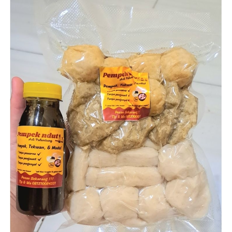 

Pempek Asli Palembang Pempek Kecil Campur ikan Tenggiri dan Gabus isi 20 Pcs