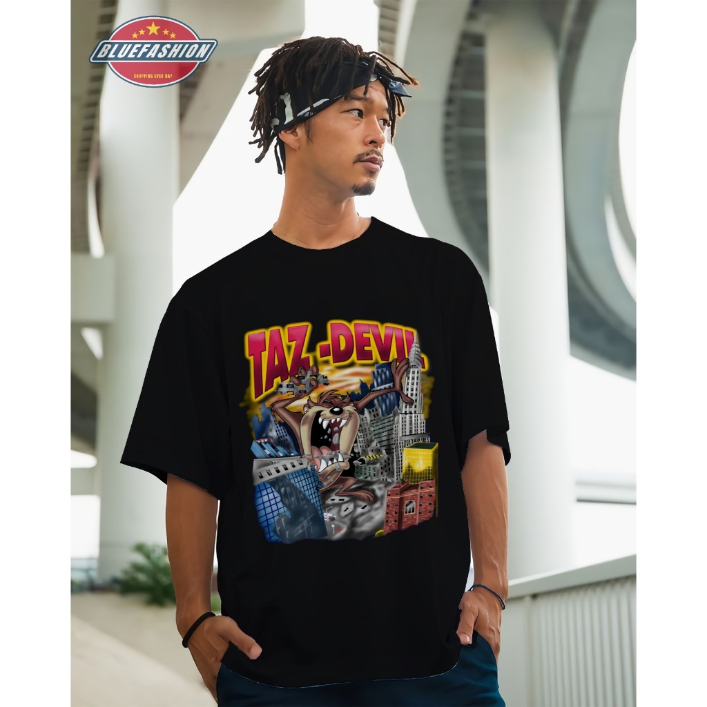 BL Baju Kaos T shirt T-shirt Tshirt Distro Katun Combed 24S Premium Pakaian Unisex Pria Wanita TAZMA
