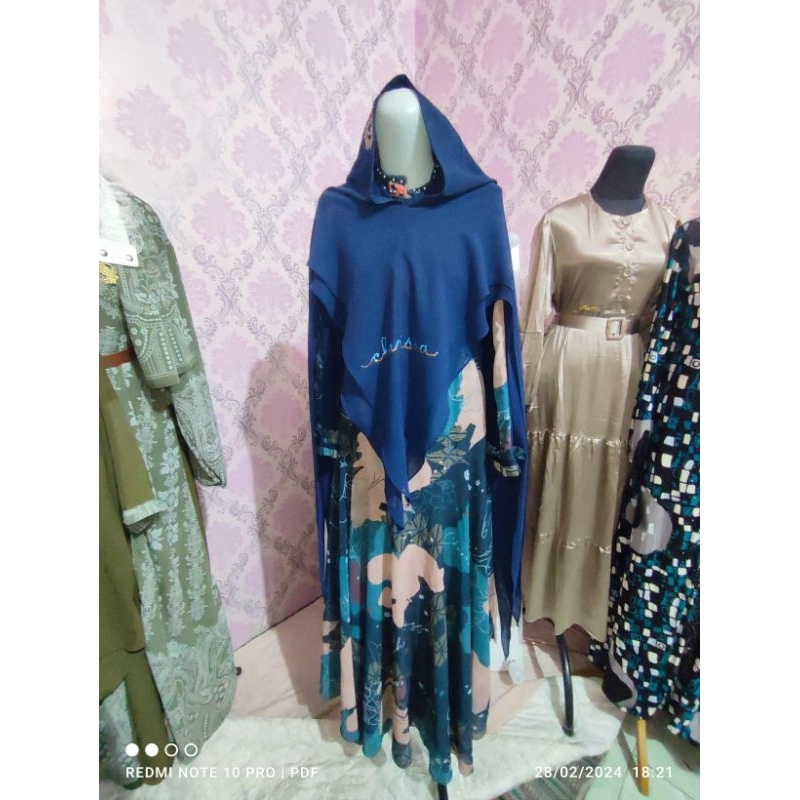 gamis syari printing charissa