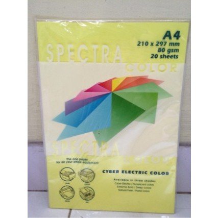 

Kertas Spectra Color paper uk A4 80gsm