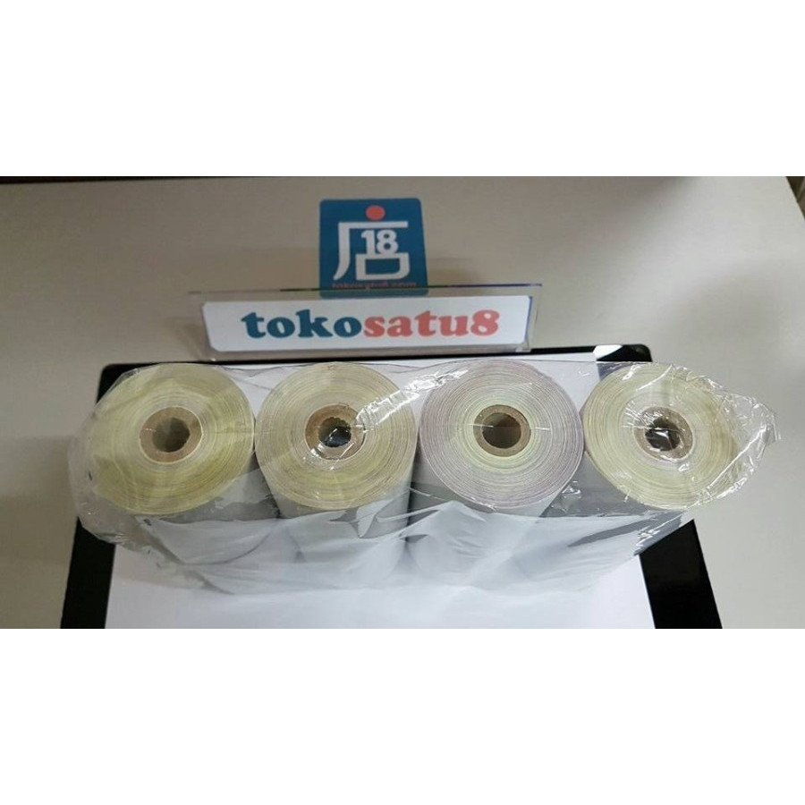 

Kertas Struk Roll HVS 75 x 60mm 2ply(putih,kuning)