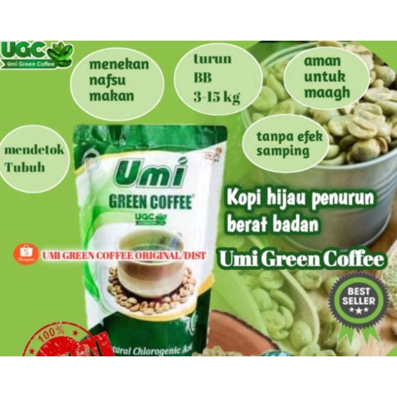 

Umi Green Coffee Kopi Pelangsing Pembakar Lemak