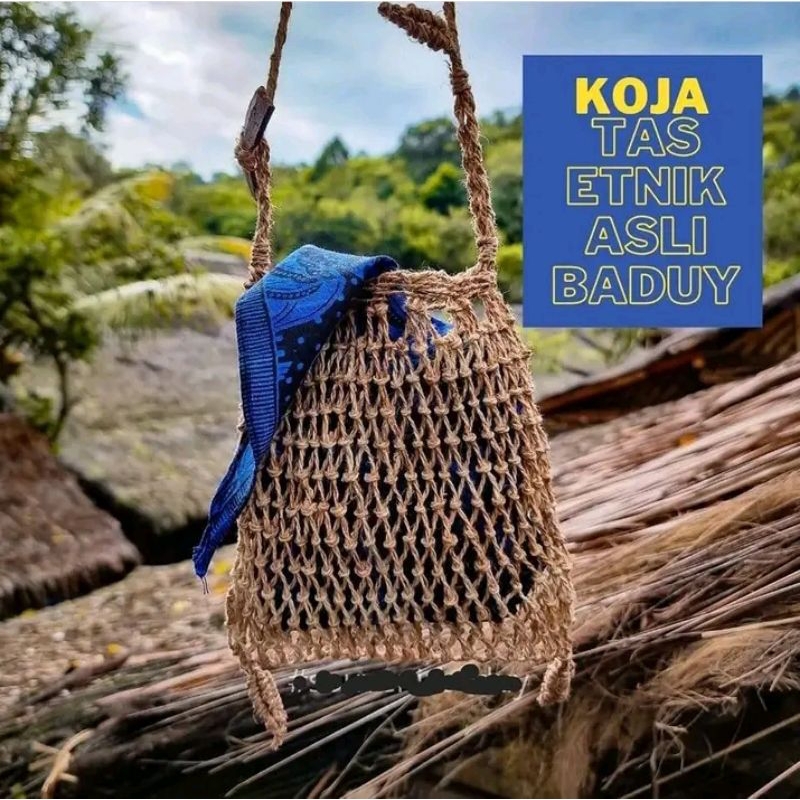 TAS KOJA ETNIK ASLI BADUY free iket kepala
