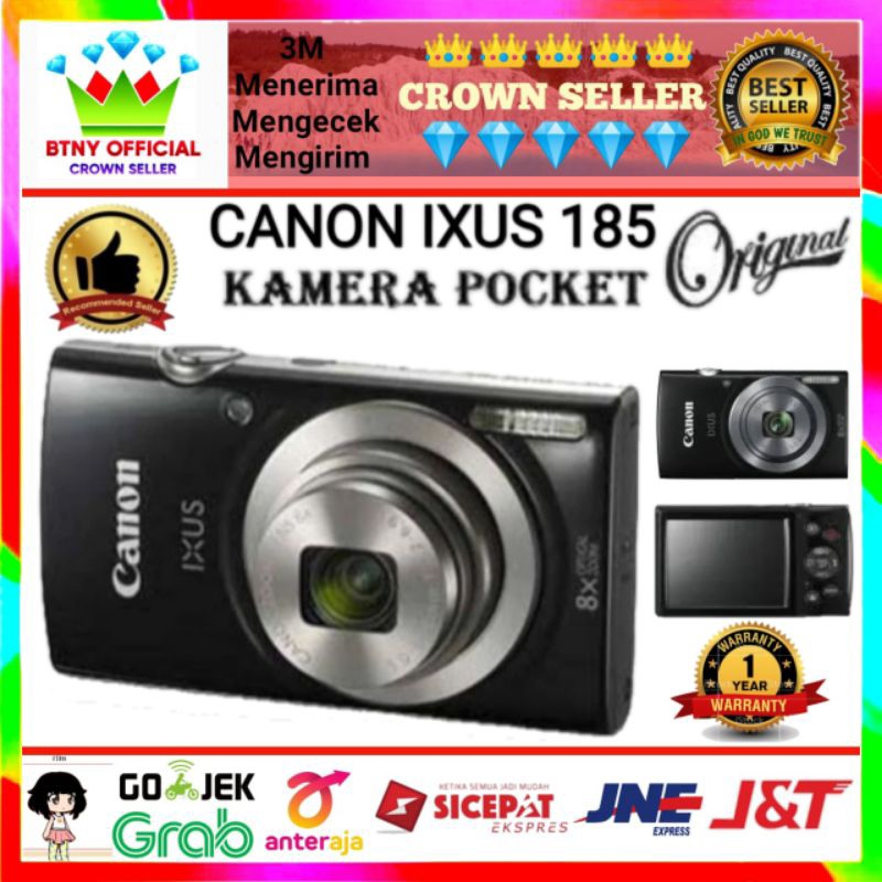 Camera Canon IXUS 185 Pocket - Kamera Canon IXUS 185 Original