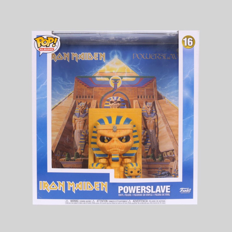 ACTION FIGURE - IRON MAIDEN  - POWER SLAVE (Acrylic Case) - ROCKMERCH