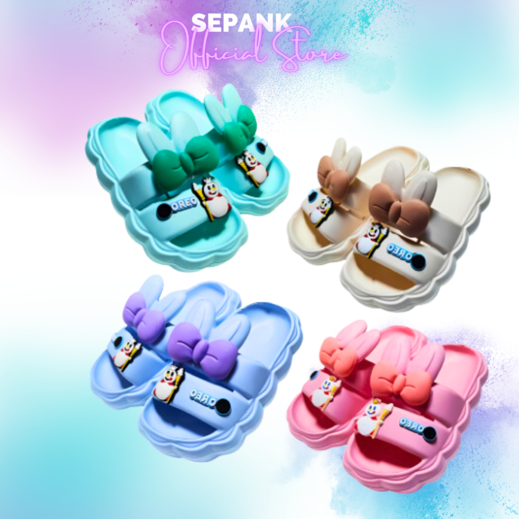 SANDAL ANAK CEWEK MOTIF OREO MIXUE LUCU BANGET SANDAL ANAK KEKINIAN IRSOE SEPANK OFFICIAL STORE
