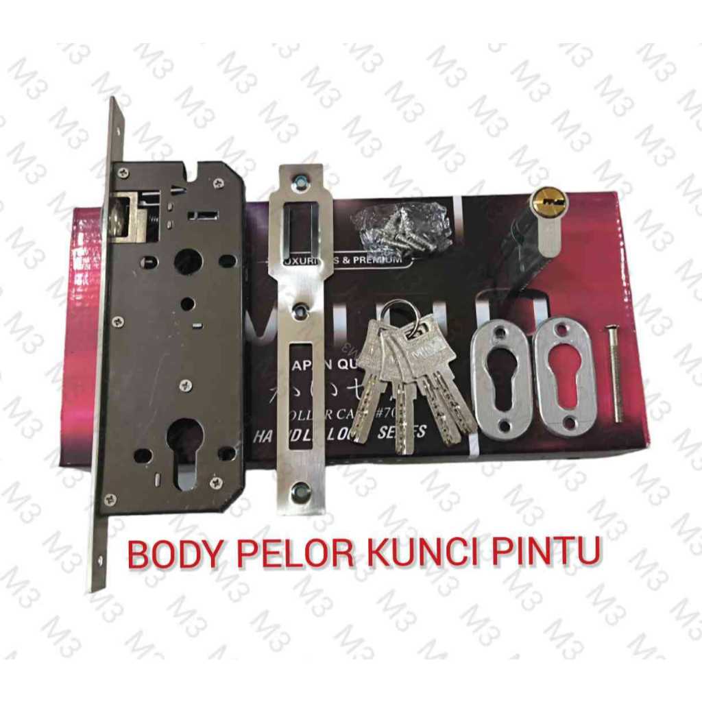 BODY KUNCI PINTU PELOR / BODY PELOR PINTU DUA / BODY KUNCI PINTU MIDO