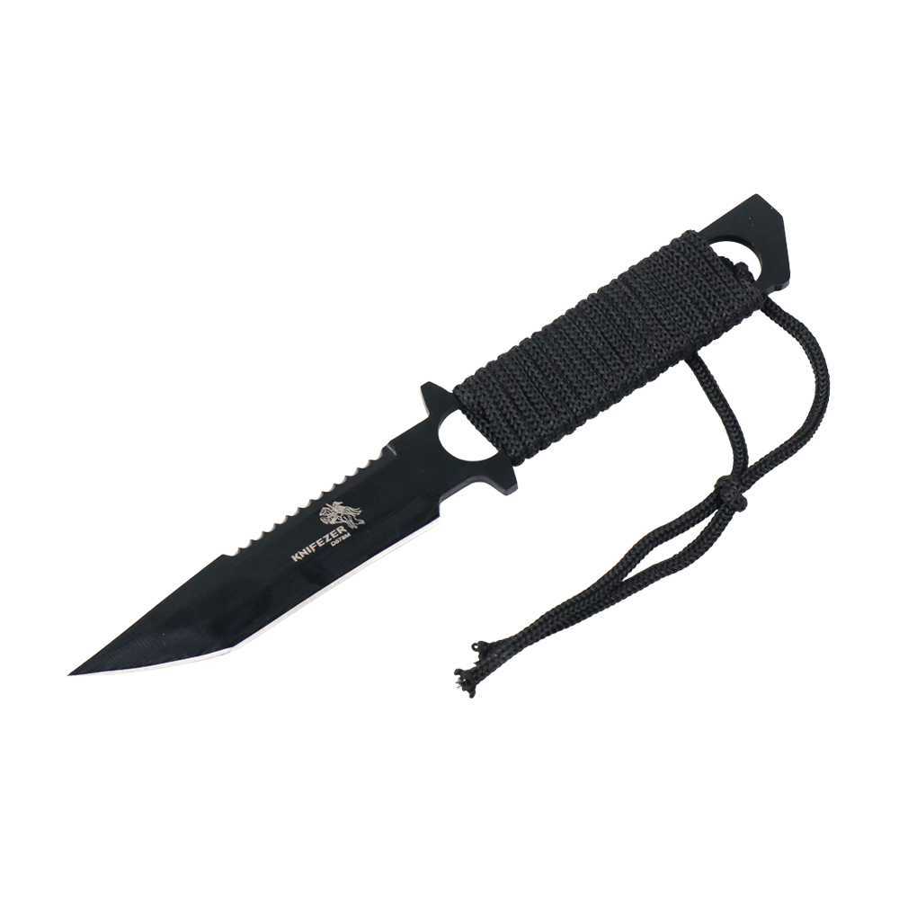 Pisau Tactical Tactis Survival camping outdoor ada sarungnya bisa di paha tas pinggang gagang paraco