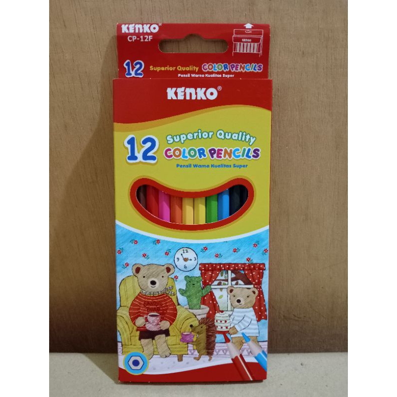 

Pensil Warna isi 12 Panjang Merek Kenko