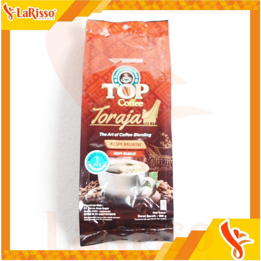 

KOPI TOP TORAJA MURNI 158GR POUCH