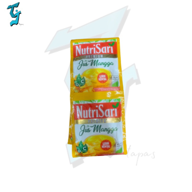 

NUTRISARI Premium Jus Mangga I 10sachet/ renceng