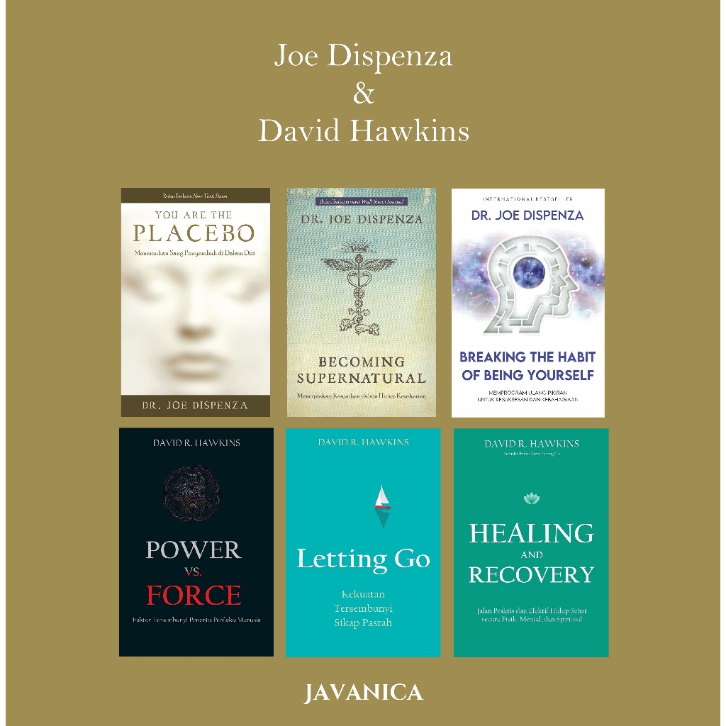 Paket Buku Joe Dispenza & David Hawkins