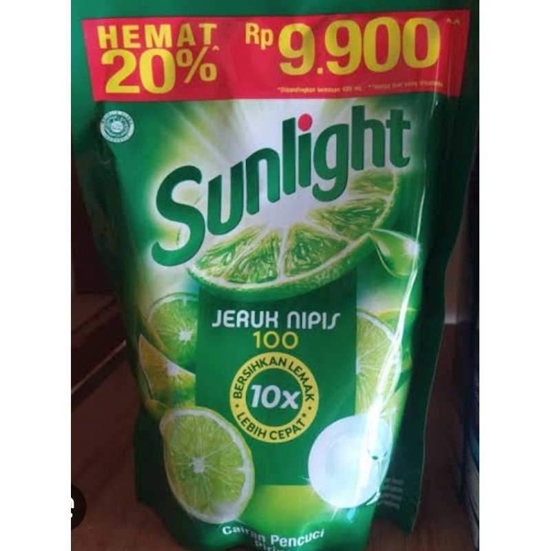 Sunlight cairan pencuci piring 10000 jeruk nipis hemat