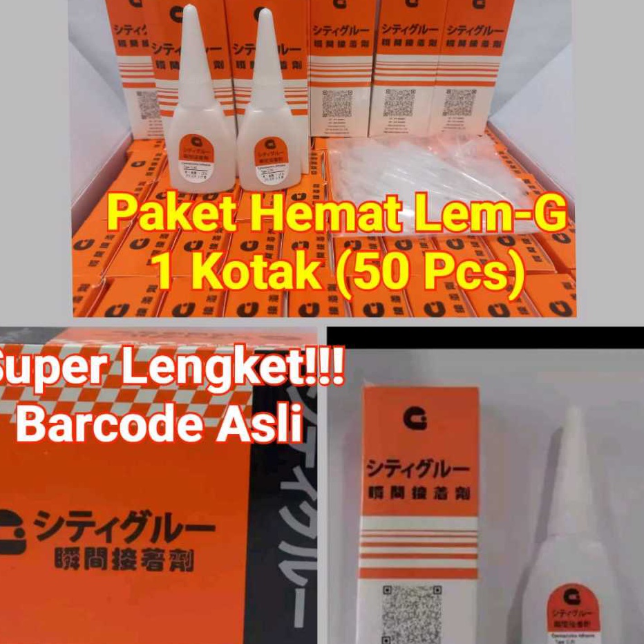 

Beli Sekarang GROSIR PARTAI PAKET HEMAT Per Kotak isi 5 Pcs Lem G Serbaguna Lem Korea Lem G Barcode Grosir Murah