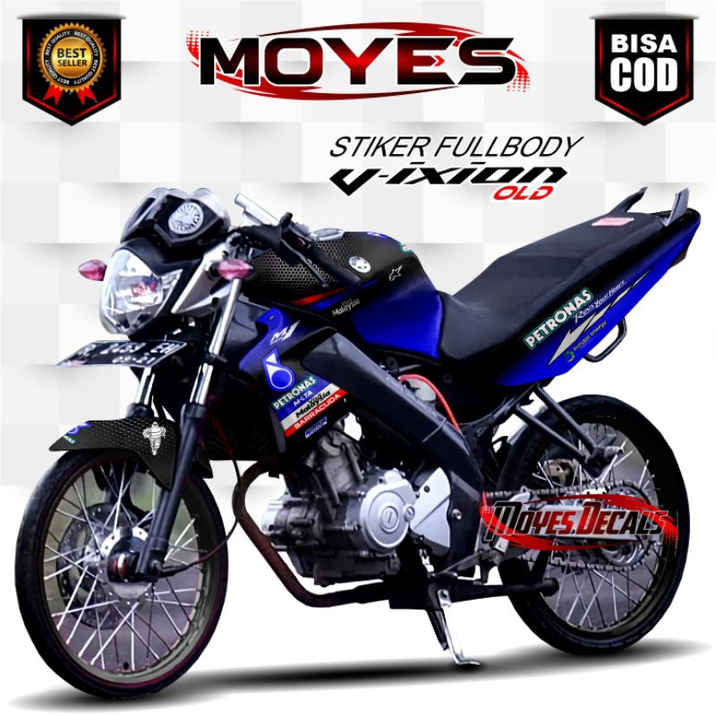 Decal Yamaha VIXION Old Variasi Petronas //Decal Stiker Full Body