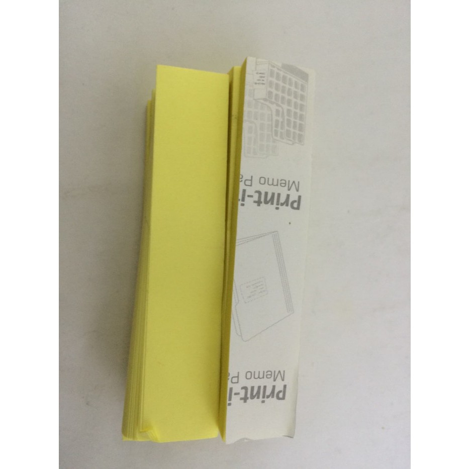 

Print It Sticky Notes 15mmx75mm Memo Tempel 3M Print-It Eceran Tebal