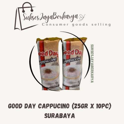 

Good Day cappucino 250 gram (10sachet x 25grm)