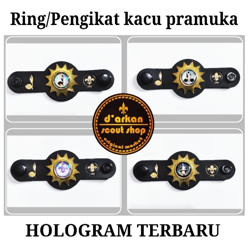 

Ring kacu pramuka haduk pembina penegak penggalang umum hologram model baru murah