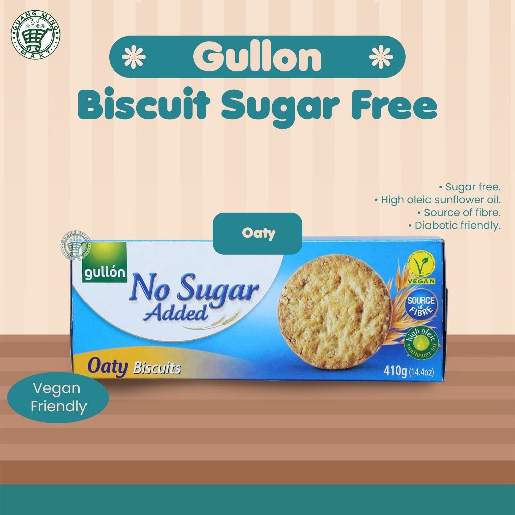

Gullon Sugar Free Oaty Biscuits 410G
