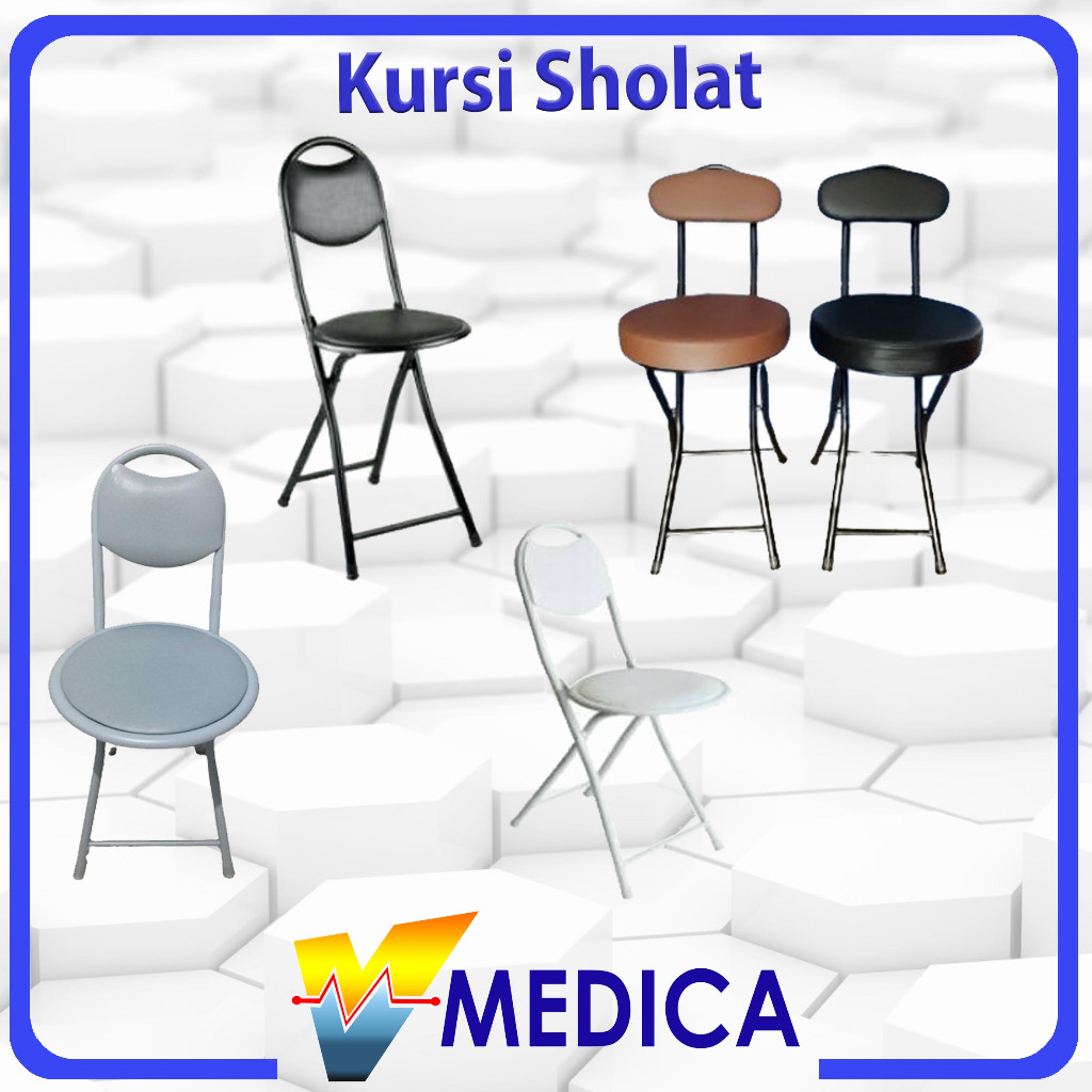 (Reguler) Kursi Sholat Lipat / Tongkat Sholat / Tongkat Kursi / Tongkat Lipat / Tongkat Lansia / Kur
