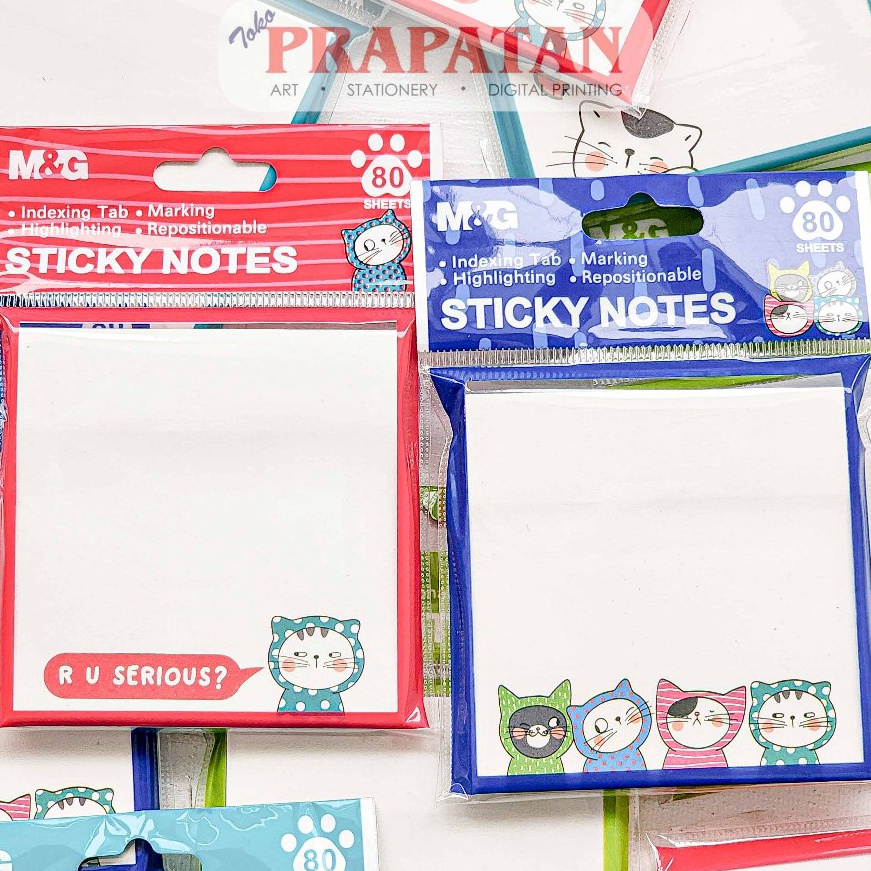 

FG2 MG So Many Cats Sticky Notes YS377 Notes Memo Tempel