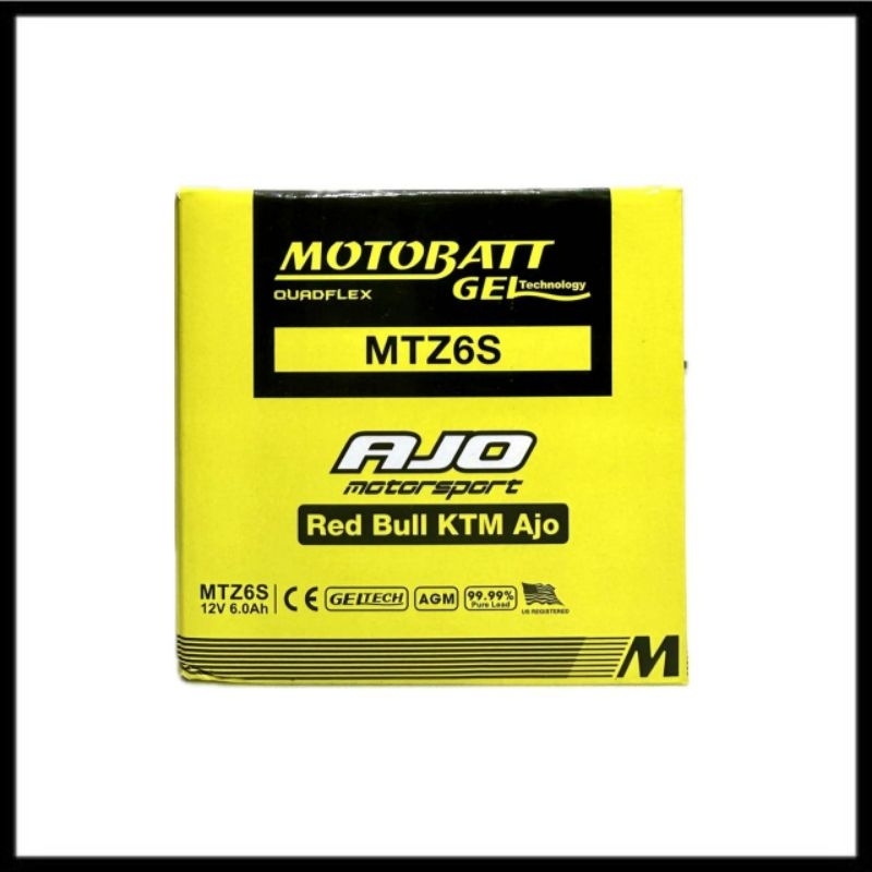 Aki Motor MTZ6S Motobatt Aki Kering Gel