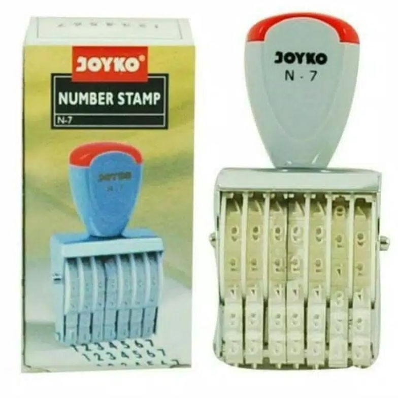 

SPESIAL Stempel Angka Nomor N7 Joyko Number Stamp