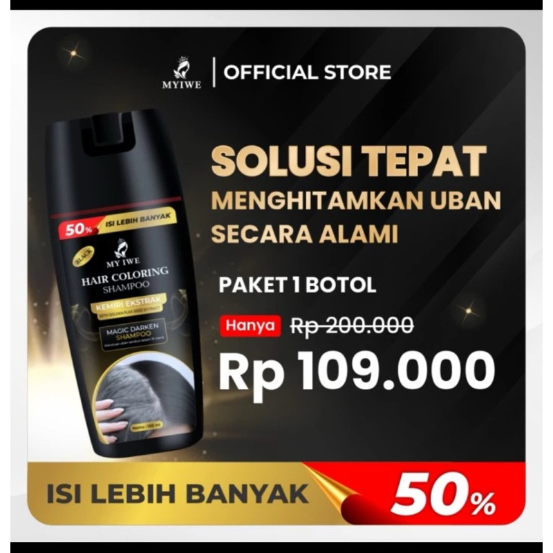 My Iwe Hair Coloring Shampoo