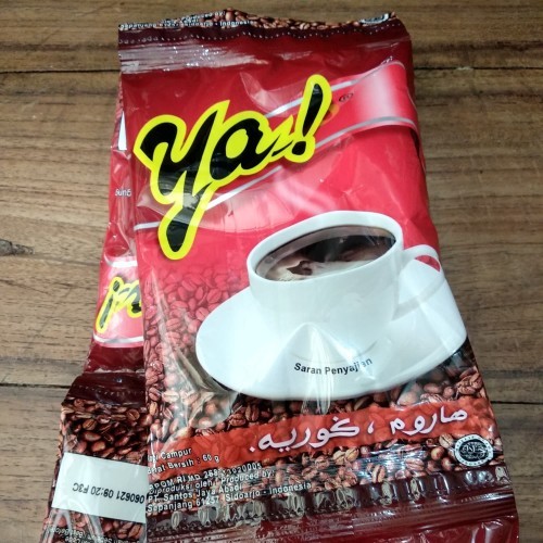 

Kopi YA Merah - Kemasan 10 Sachet x 60 gram - Kopi Hitam Berkualitas