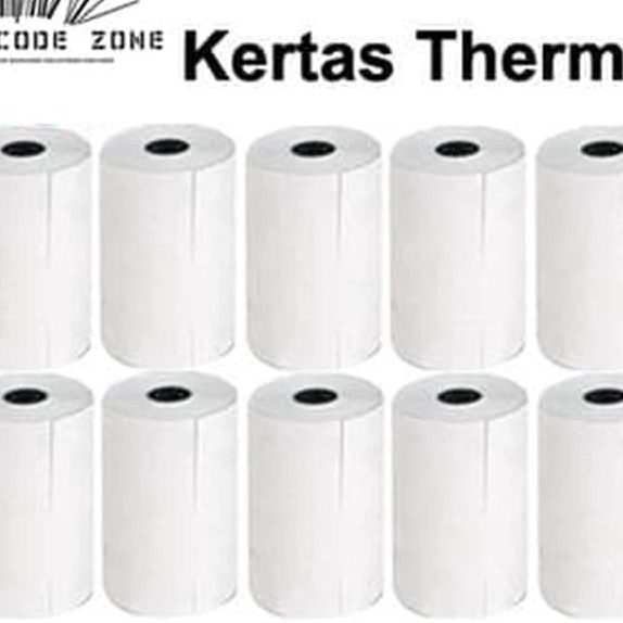 

KF7 Kertas Struk Thermal Paper POS Mobile Printer EDC VSC 58x4mm 13