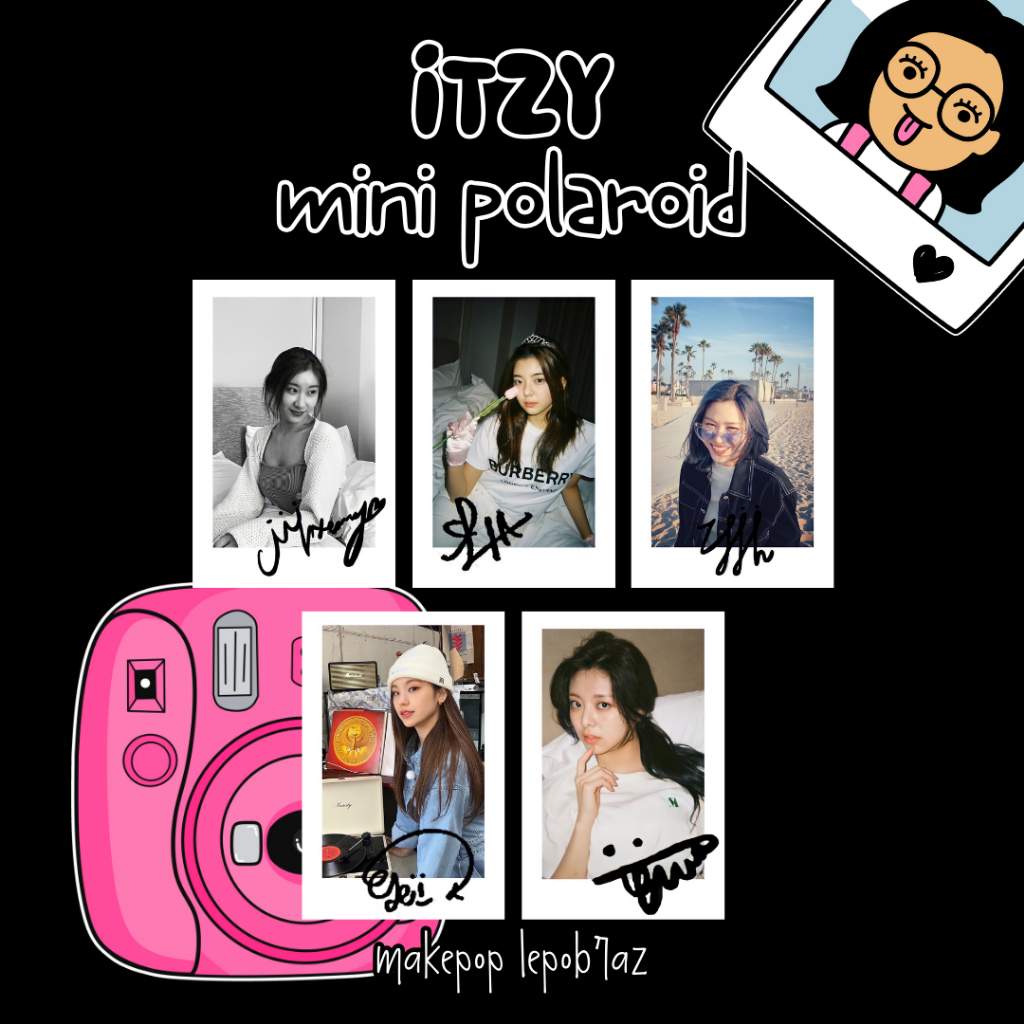 [FANMADE] MINI POLAROID ITZY YEJI YUNA RYUJIN CHAERYEONG LIA