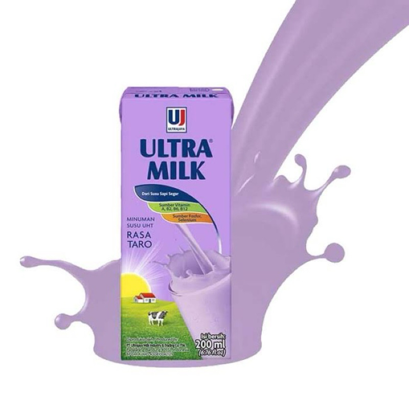 

Susu Ultramilk Taro 200ml