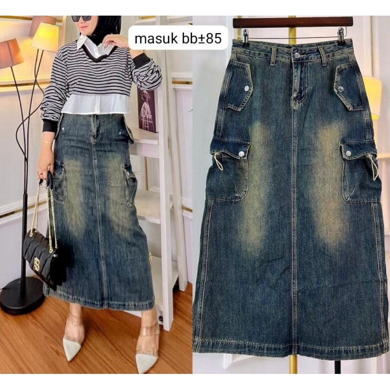 Rok jeans pdl bangkok import md