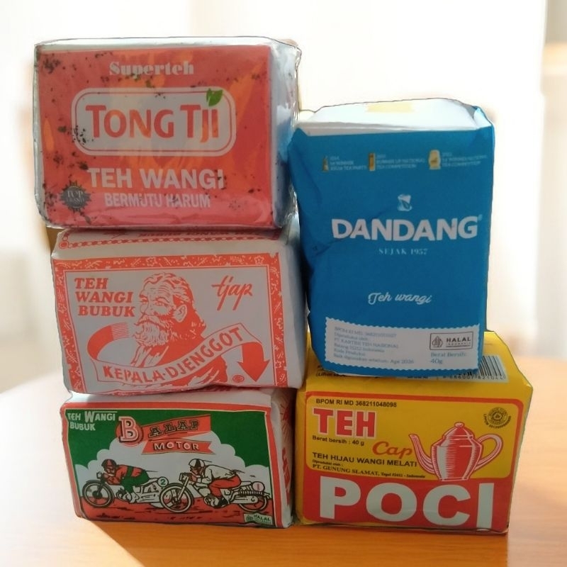 

Paketan 5 teh kombinasi enak