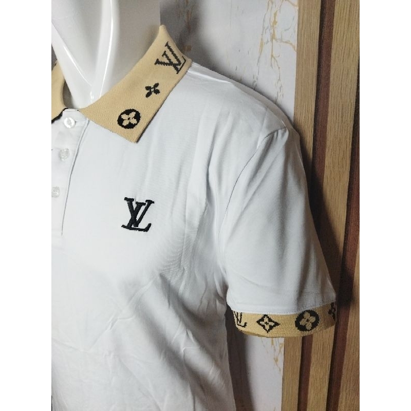 LV BAJU KAOS KERAH PRIA IMPORT PREMIUM