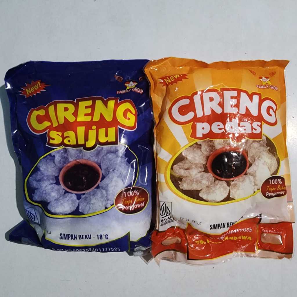 

Brecxelle Rujak Cireng Rasa Original, Salju, Pedas Dengan Saos Bumbu Kacang, 400gr